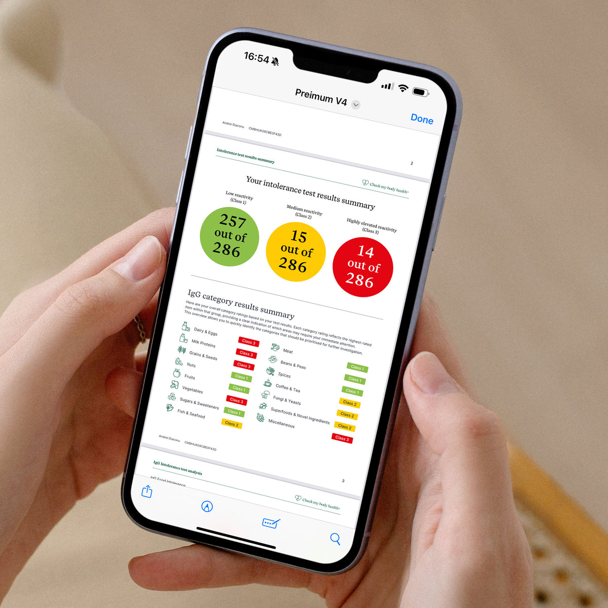 Premium Food & Drink Intolerance Test – Check My Body Health UK